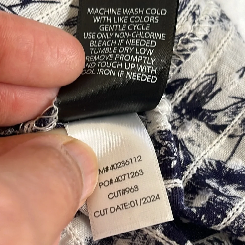 Torrid‎ Clip Jacquard Square Neck Flutter Sleeve Jungle Toil Top Women's 4X New - Picture 8 of 10